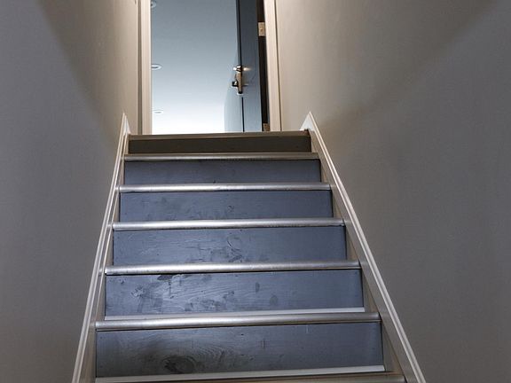staircase to apartment