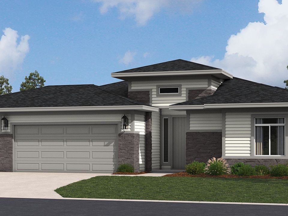 Modern Prairie 3-Car Garage