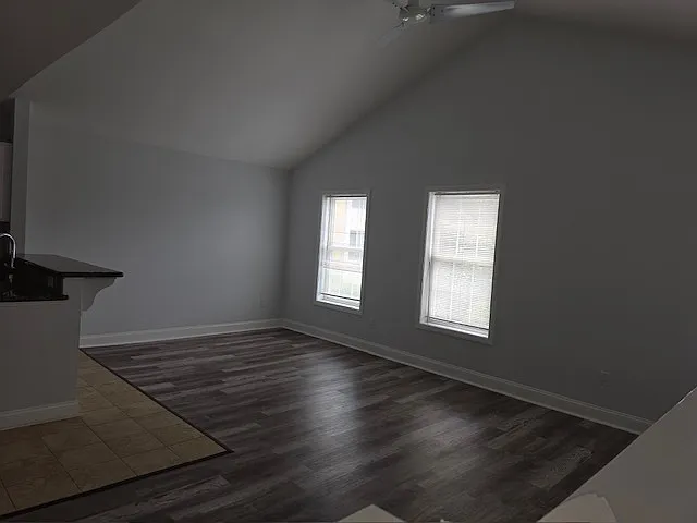 Vaulted ceiling
