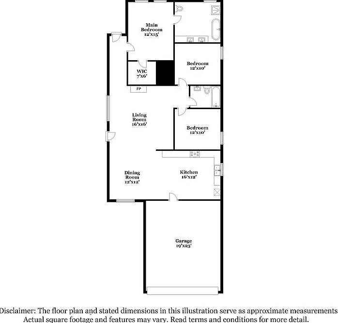 3 bed, 2.0 bath, 1469 sqft, $2,630 — Photo 2