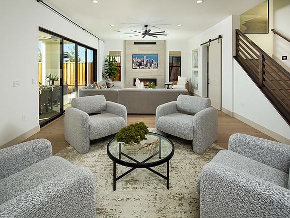 Sky House Plan 3X Model Great Room