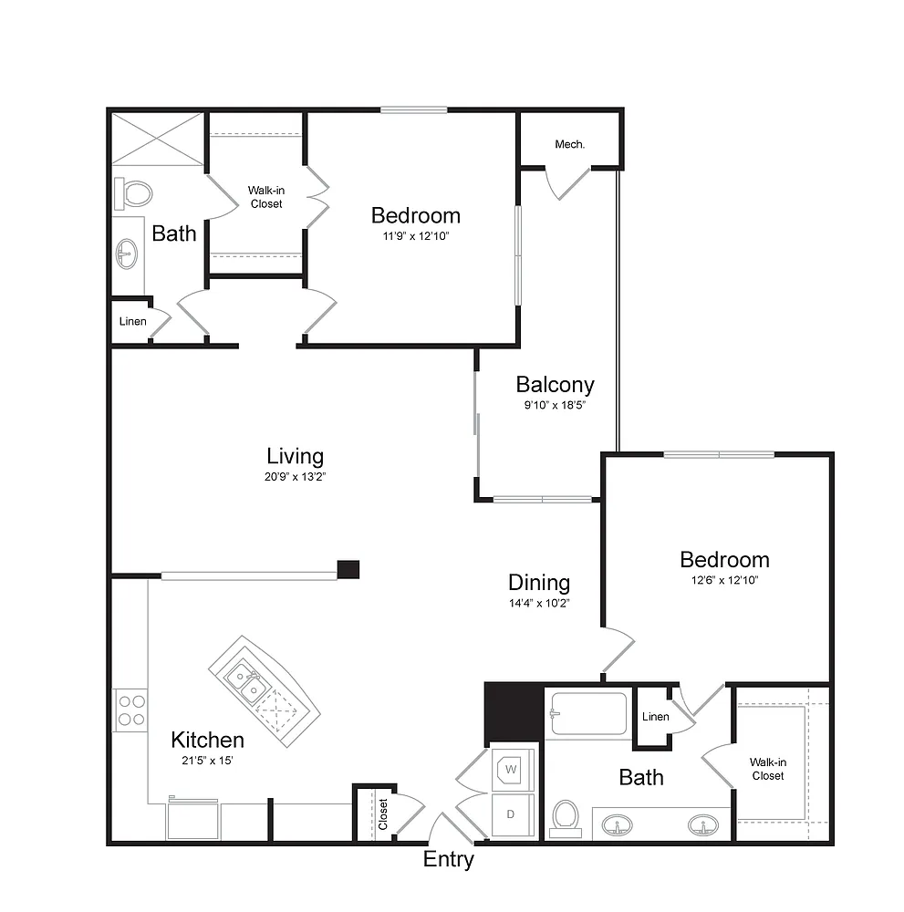 Floor plan B6