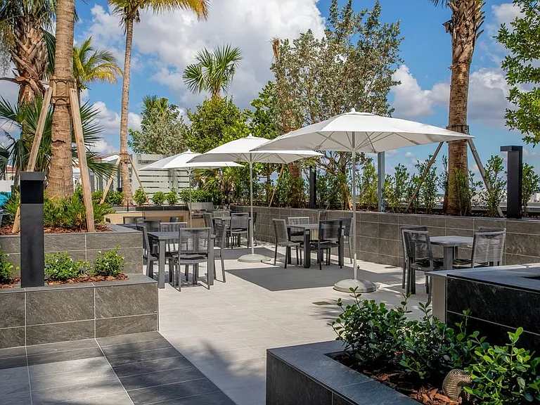 BBQ grill area