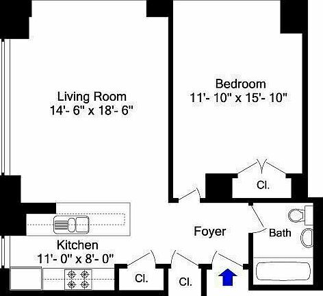 2nd image of 350 W 42nd St APT 37E