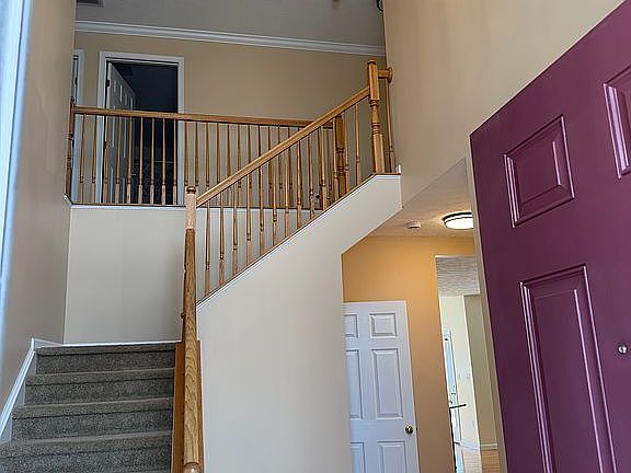 Walking thru front door