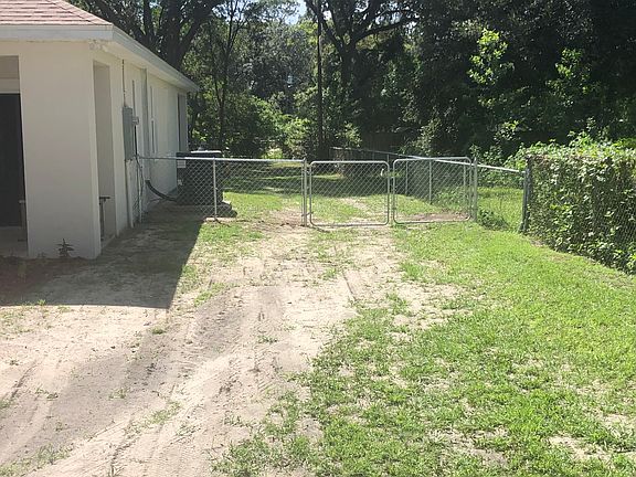 right-fenced in backyard