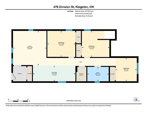 Floor plan 3 Bed - Unit 2