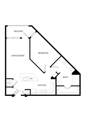 Floor plan 1X1 A2