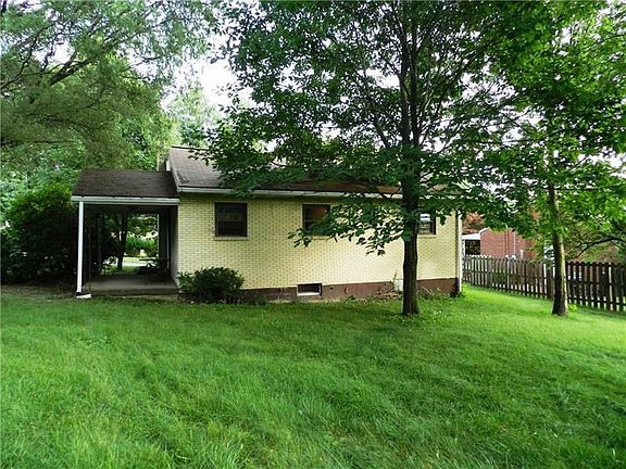 Rear of house and back yard