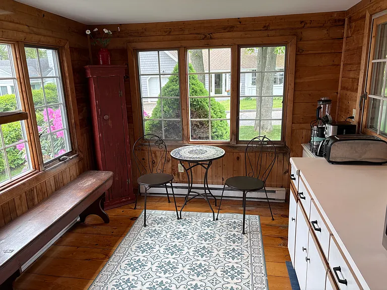 Pantry with sitting area for morning coffee