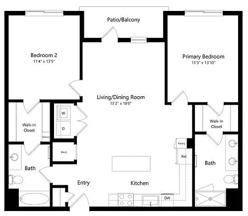 Floor plan B1