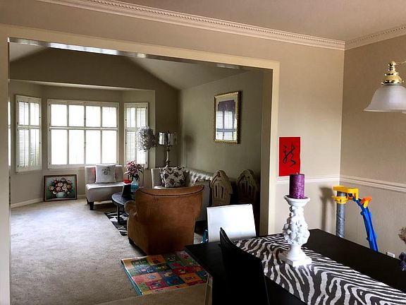 Family room and dinning room
