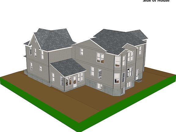 Side view of house