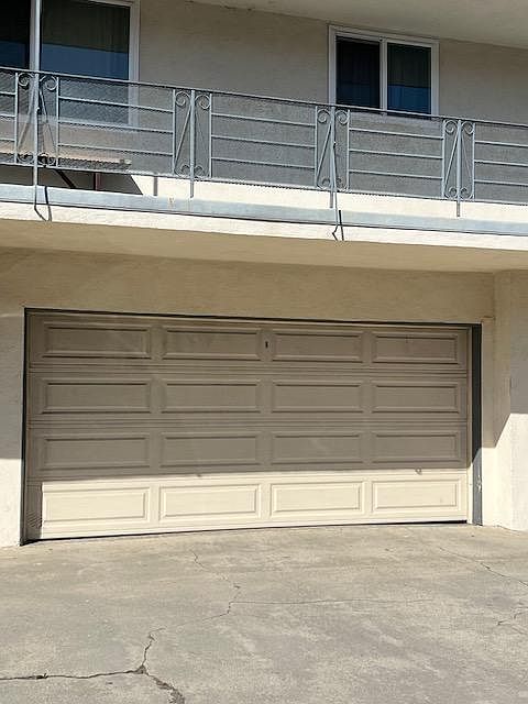shared garage space with storage space.