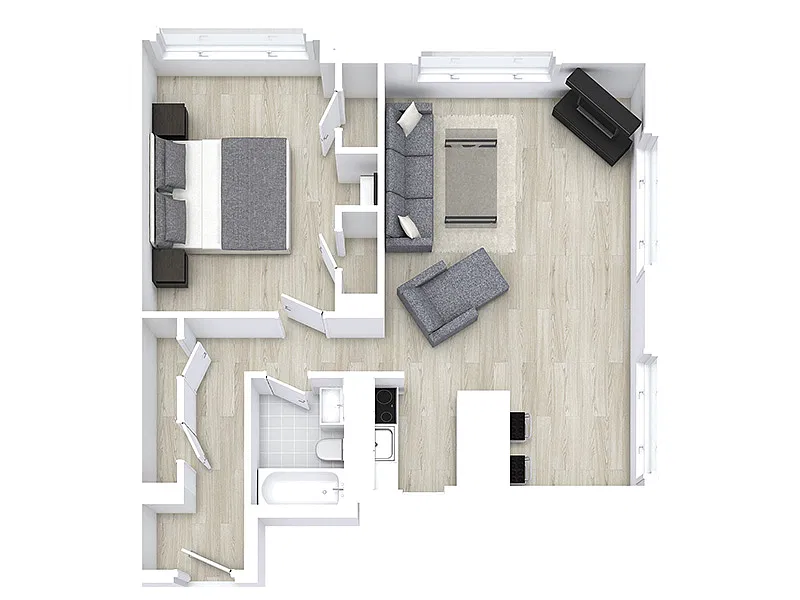 Floor plan 1X1_675