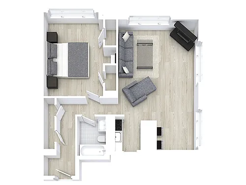 Floor plan 1X1_675