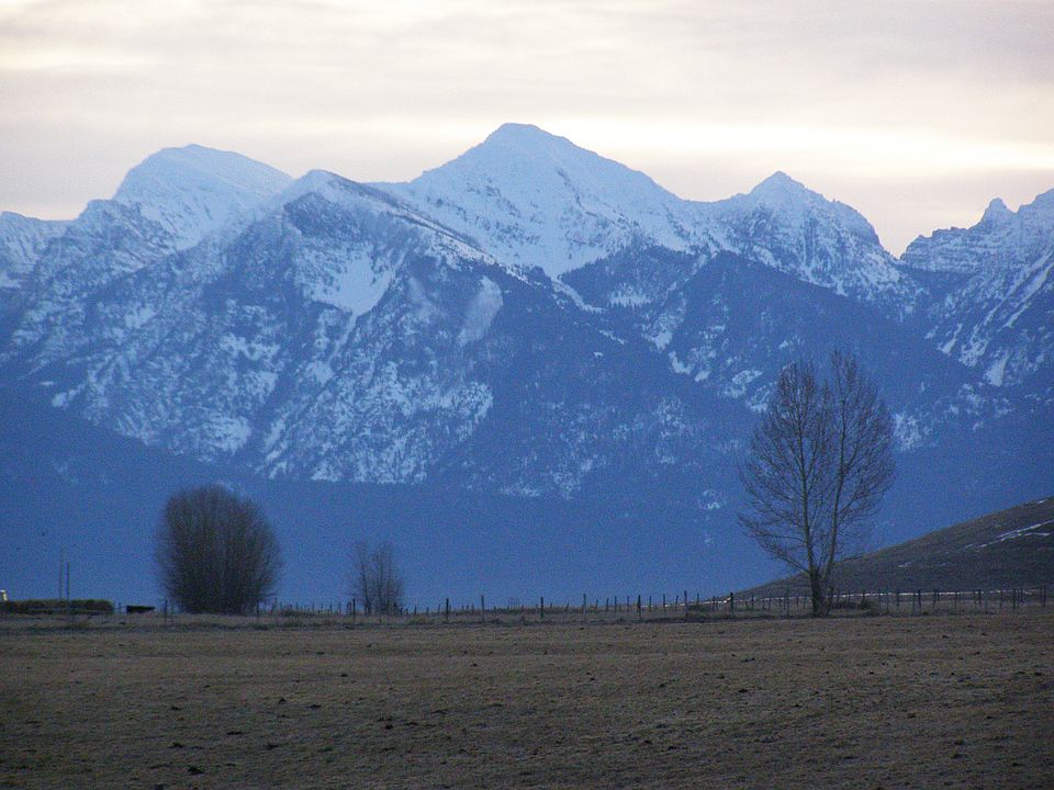 Looking east across property