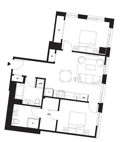 Floor plan B02