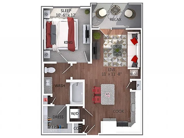Floor plan A1a
