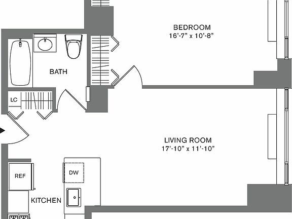 2nd image of 88 Leonard St APT 502