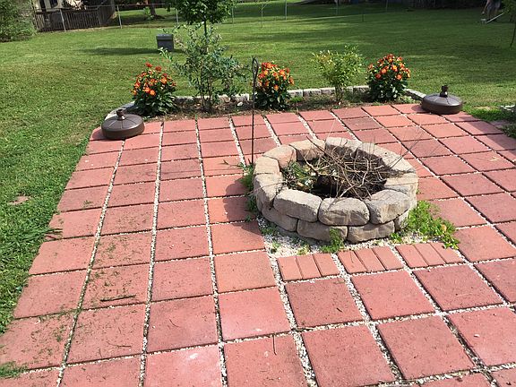 Fire pit and patio 