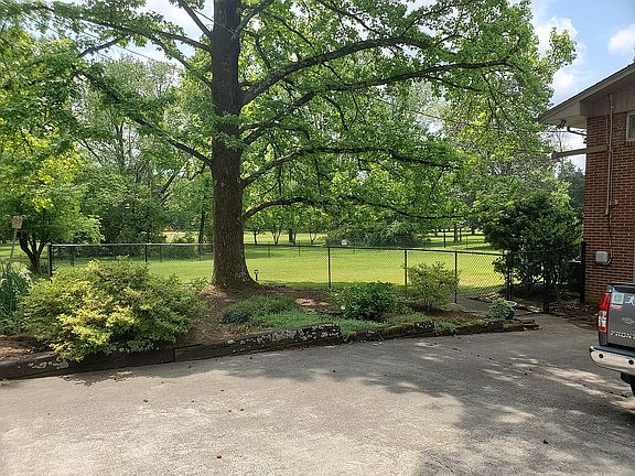 Driveway looking southwest