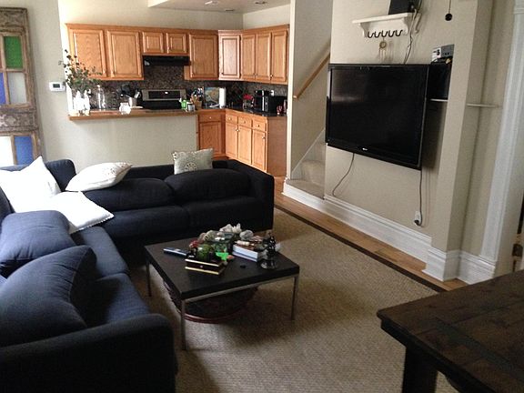 living and kitchen furnished