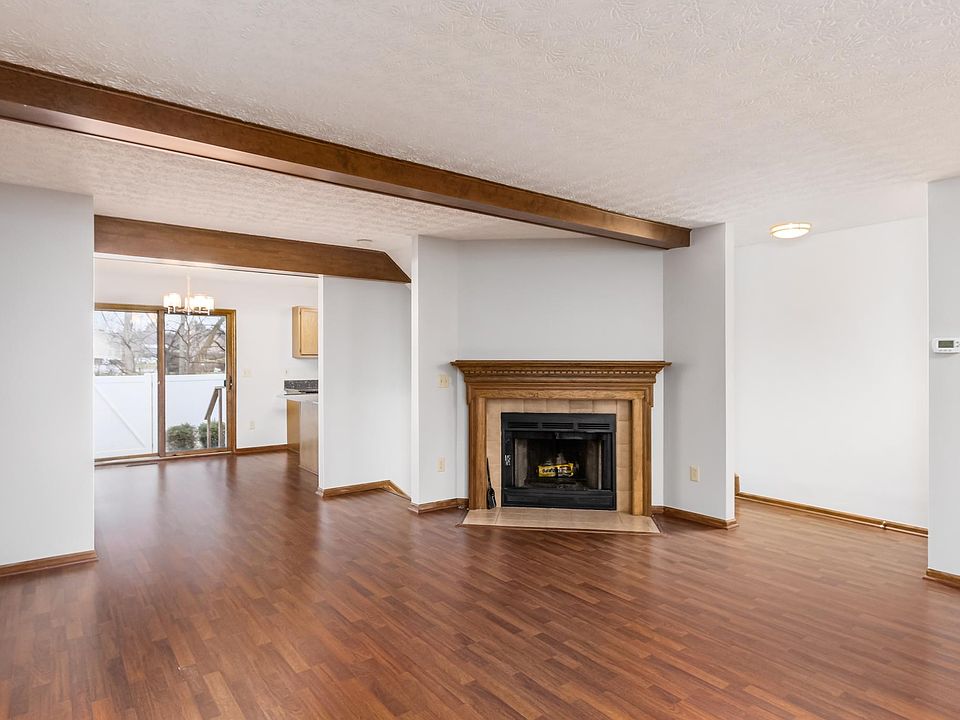 Wood flooring on main level