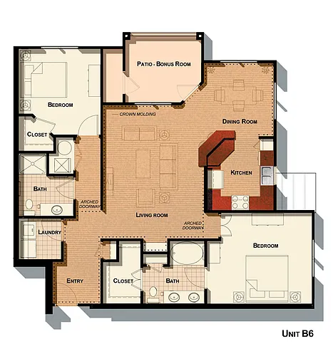 Floor plan B6