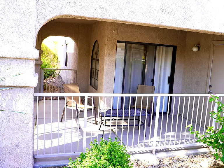 Enclosed Patio for Added Security and Privacy