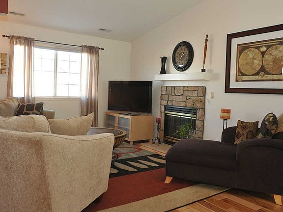 Gas Fireplace and Large, Open Floor Plan