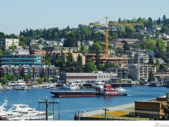 View toward Lake Union from Bedroom