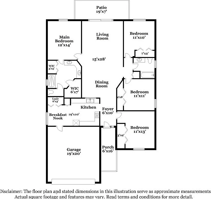 4 bed, 2.0 bath, 1665 sqft, $2,350 — Photo 2