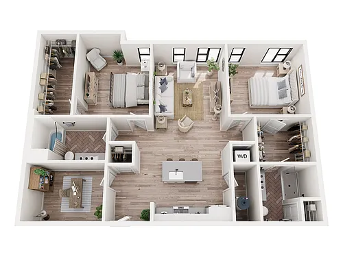 Floor plan Kurt with Den