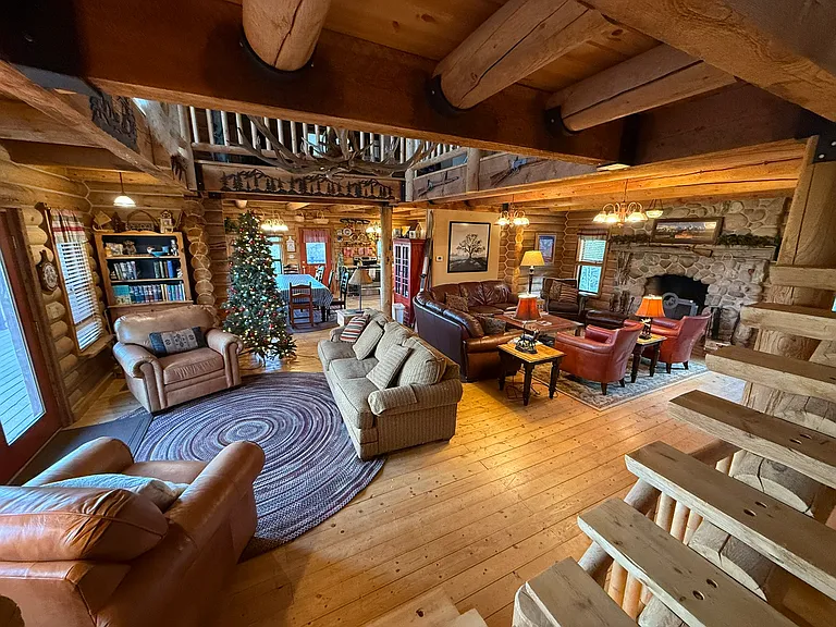 Alternate view of main floor from stairs going up