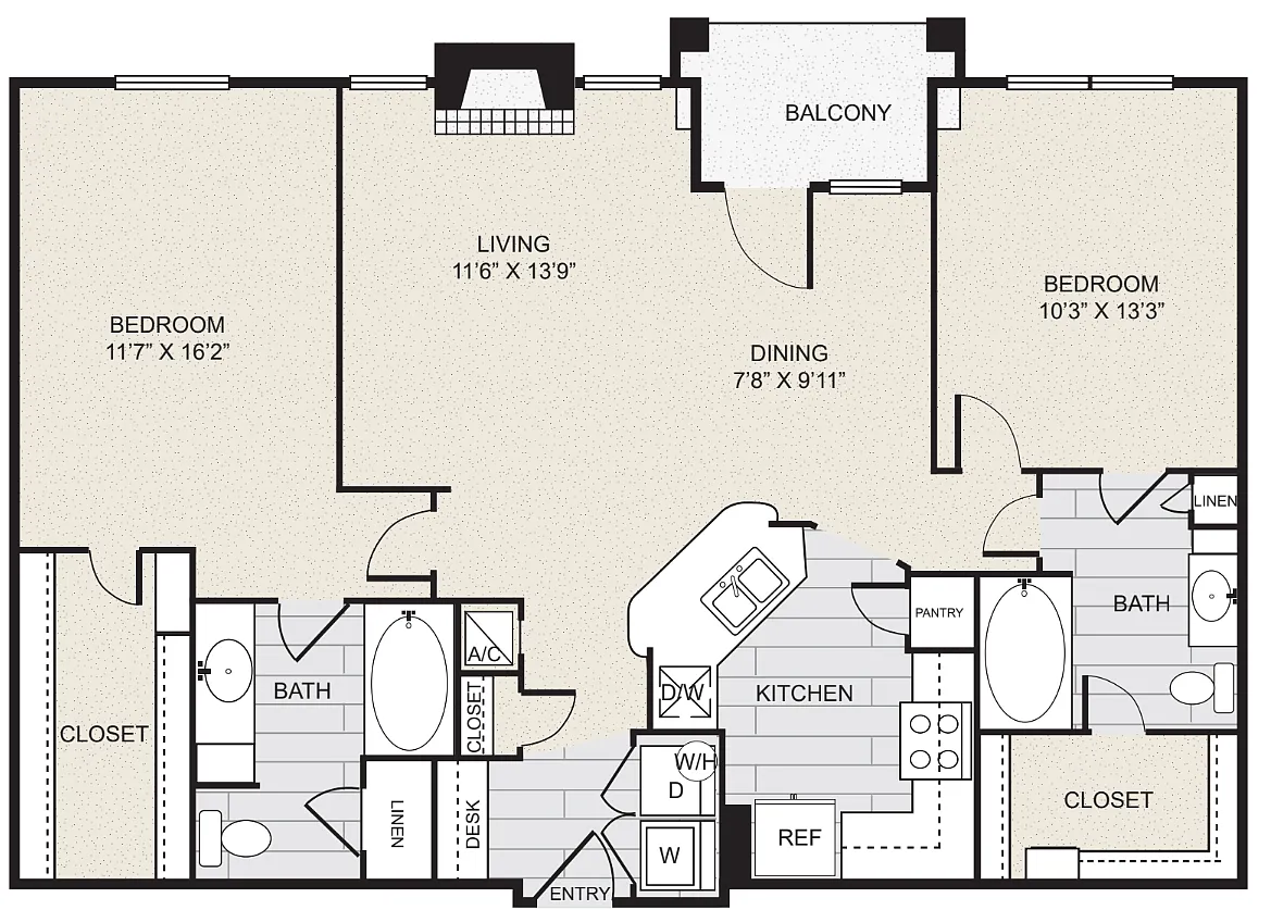 Floor plan B3