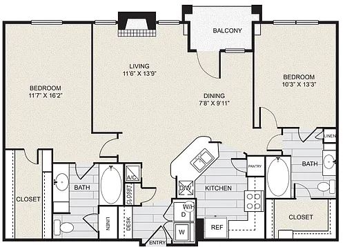 Floor plan B3