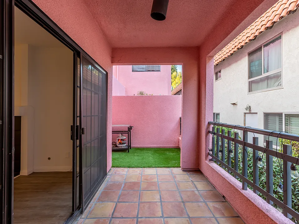 Private patio
