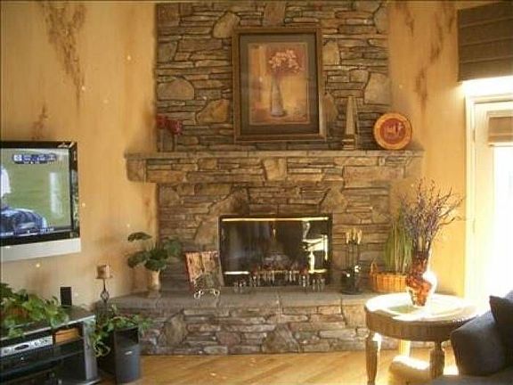 Rock Fireplace