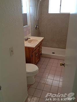 Hall bath...Tile Floors. Recent shower...