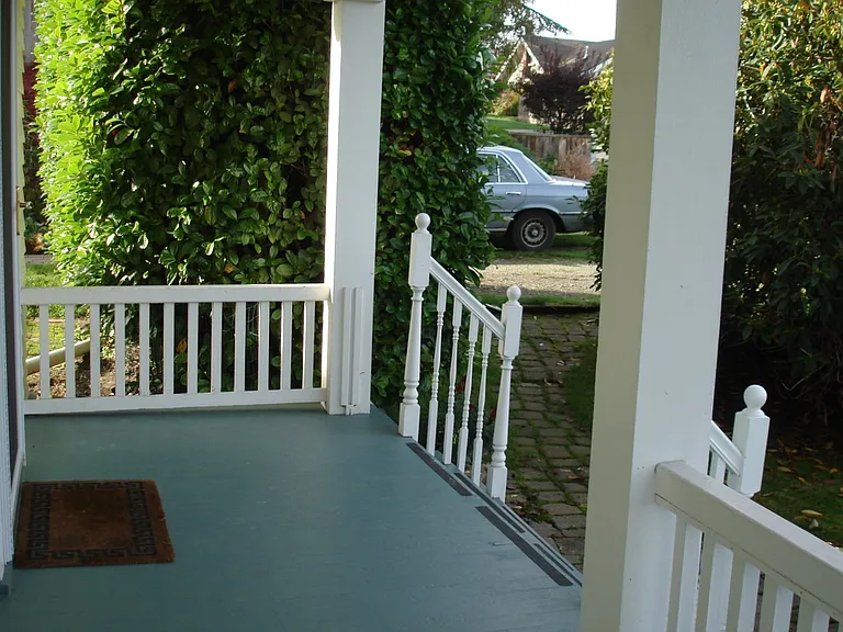 Stairway to Covered Front Porch