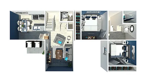 Floor plan B1U