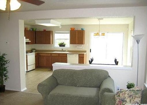 kitchen and part of living room