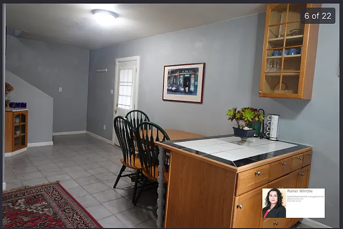 downstairs eat-in area, breakfast nook, and dining area, living room