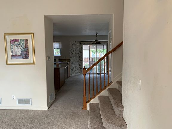 Looking in from the front entrance