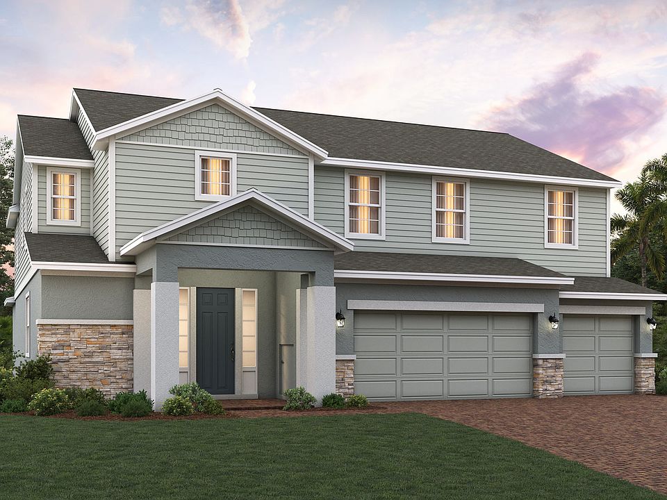 Sullivan elevation 3 shown with optional stone
