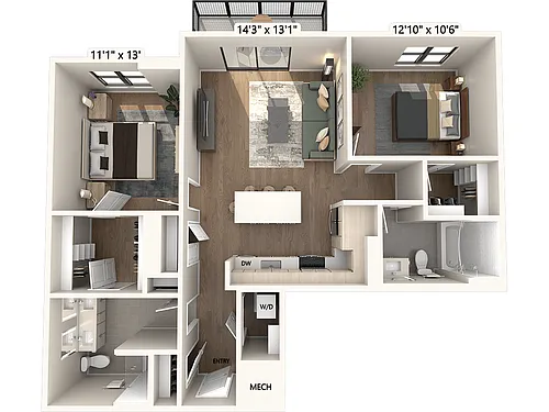 Floor plan B05-Scheme2