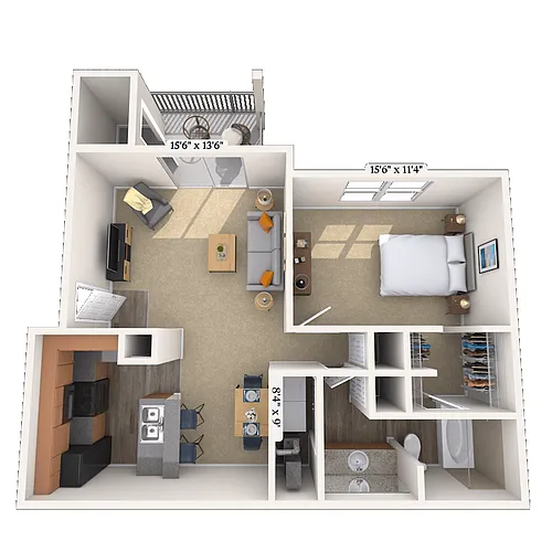 Floor plan 11B