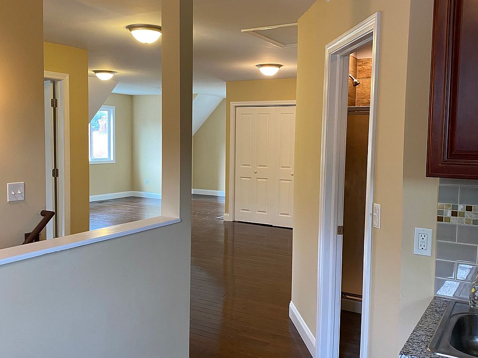 View of living space from kitchen