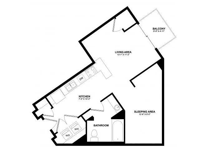 Floor plan Studio C